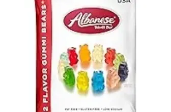 Albanese 12 Flavor Gummy Bears 5lbs for $13.25
