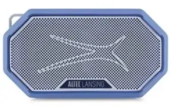 Altec Lansing HydraMini 2.0 Bluetooth Speaker in Periwinkle Blue for $14.99