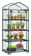 Alvantor 4 Tier Mini Greenhouse with PVC Cover for $23