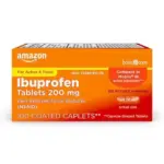 Amazon Basic Care Ibuprofen Tablets 200 mg, 100-Count for $2.50