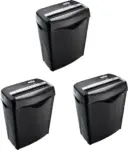 Amazon Basics 6-Sheet Cross-Cut Shredder 3-Pack for $54.97