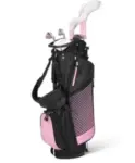 6-Piece Amazon Basics Golf Club Set with Stand Bag for $70 – 71% Off