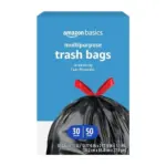 Amazon Basics Multipurpose Drawstring Trash Bags – 200 Count for $8.73
