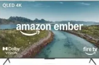 Amazon Ember 55″ QLED 4K HDR10+ Smart Fire TV for $489.99