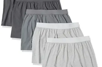 Amazon Essentials Cotton Jersey Boxers 5-Pack for $13.43