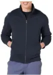 Amazon Essentials Men’s Full-Zip Fleece Mock Neck Sweatshirt for $6.99
