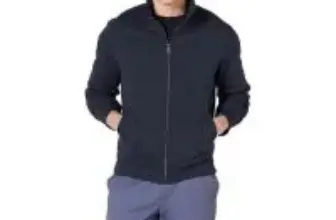 Amazon Essentials Men’s Full-Zip Fleece Hoodie Now $6.99