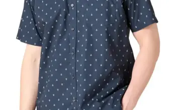 Amazon Essentials Men’s Short-Sleeve Print Shirt Starting at $5.50