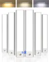 Ametheus 8″ 34 LED Rechargeable Motion Sensor Under Cabinet Lighting (6-Pack) for $24.69