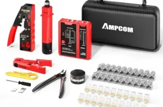 AMPCOM 10-in-1 Ethernet Crimping Tool Kit for $20.94