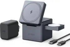 Anker 15W 3-in-1 MagSafe Wireless Charging Cube for $58.49