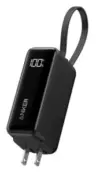 Anker Fusion 30W Power Bank with Built-in USB-C Cable for $22