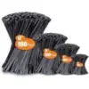 Anoson 400-Pack Black Cable Zip Ties Assortment (4″, 6″, 8″, 12″) $5.99