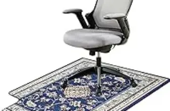 Aqzuxira 36-in x 48-in Non-Slip Office Chair Mat for $9.49