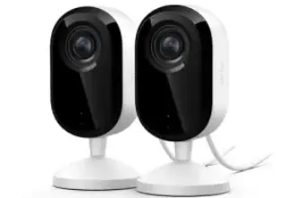 2-Pack Arlo Essential 2K Indoor Security Cameras for $42