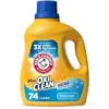 96.2oz ARM & HAMMER Plus OxiClean Liquid Laundry Detergent for $4.98