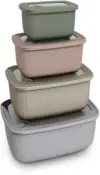 Art & Cook 8-Piece Rectangle Bowl Set with Lids for $10.49
