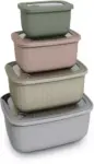Art & Cook 8-Piece Rectangle Bowl Set with Lids for $10.49