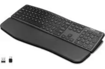 Arteck Multi-Device Ergonomic Wireless Bluetooth Keyboard for $9.07