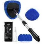 AstroAI 21″ Extendable Windshield Cleaning Tool with 4 Microfiber Pads for $9.28