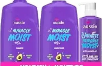 Aussie Miracle Moist Shampoo, Conditioner & Avocado Oil 3-Pack for $16.96