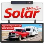 Auto-Vox Solar 1080P HD Wireless Backup Camera with 7.2″ Monitor for $79.99