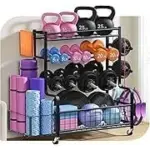 Awakening Fit 4-Tier High-Strength Steel Dumbbell Rack for $49.99