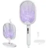 Baldr 2-in-1 Electric Fly Swatter with Purple Attractant Lamp for $15.99
