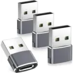 Basesailor USB-A to USB-C Adapter 4-Pack for $4.04