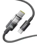 Baseus 100W 5A Fast Charging USB-C Cable with LED Display for $8.99