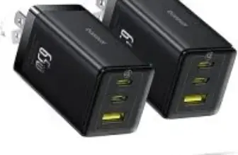 Baseus 65W 3-Port USB-C Wall Charger (2-Pack) for $26.99