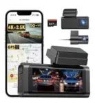 Beferich Dual Channel Dash Camera with 5G Wi-Fi and GPS for $34.10