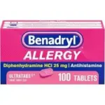 Benadryl Allergy 25 mg Diphenhydramine HCl (100-Count) for $8.93