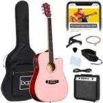 Beginner Acoustic Electric Guitar Starter Set for $79.99