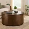 Better Homes & Gardens Miller Drum Coffee Table in Walnut or Black for $71