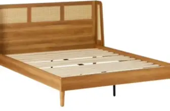 Better Homes & Gardens Springwood Caning Queen Platform Bed with Headboard for $86.50