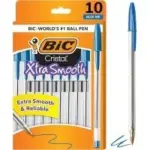 BIC Cristal Xtra Smooth Medium Point Ballpoint Pens (10-Pack) for $0.97