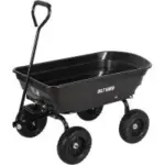 BILT HARD 4 Cu.Ft. Poly Yard Dump Cart with No-Flat Tires for $89.98