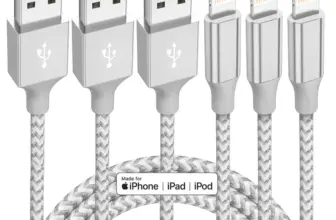 Bkayp 10′ Apple MFi Certified Lightning Cable 3-Pack for $3.99