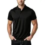 Bkmbkm Quick Dry Moisture Wicking Polo Shirt for $6.99