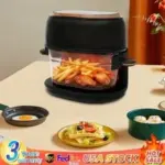 Black Touch Screen Air Fryer Now $60.01 – 44% Off Original Price