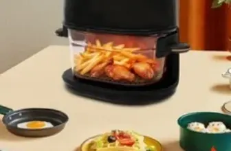 Black Touch Screen Air Fryer Now $60.01 – 44% Off Original Price