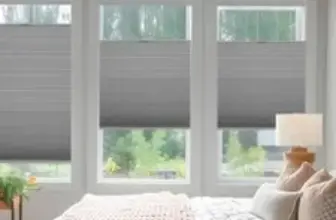 50% Off Blackout Gray Cellular Honeycomb Blinds for $62.19