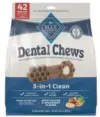 42-Count Blue Buffalo Dental Chews for Dogs Now $18