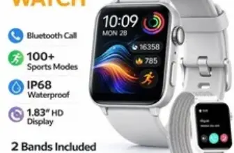 Bluetooth Smart Watch Fitness Tracker for Men and Women – Now $25.99