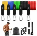 BN-LINK Resistance Band Set for $13 – Includes 5 Bands (10lbs to 50lbs)