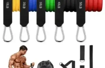 BN-LINK Resistance Band Set for $13 – Includes 5 Bands (10lbs to 50lbs)