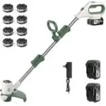 Boltarc 21V 10″ Cordless String Trimmer Kit with 2x 4.0Ah Batteries for $34.99