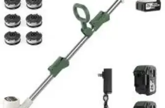 Boltarc 21V 10″ Cordless String Trimmer Kit with 2x 4.0Ah Batteries for $34.99