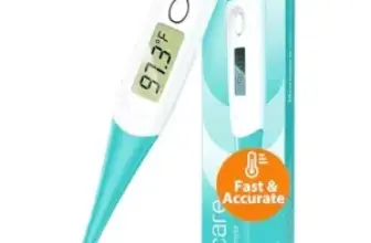 Boncare 10 Seconds Oral Thermometer with Fever Alarm for $3.99